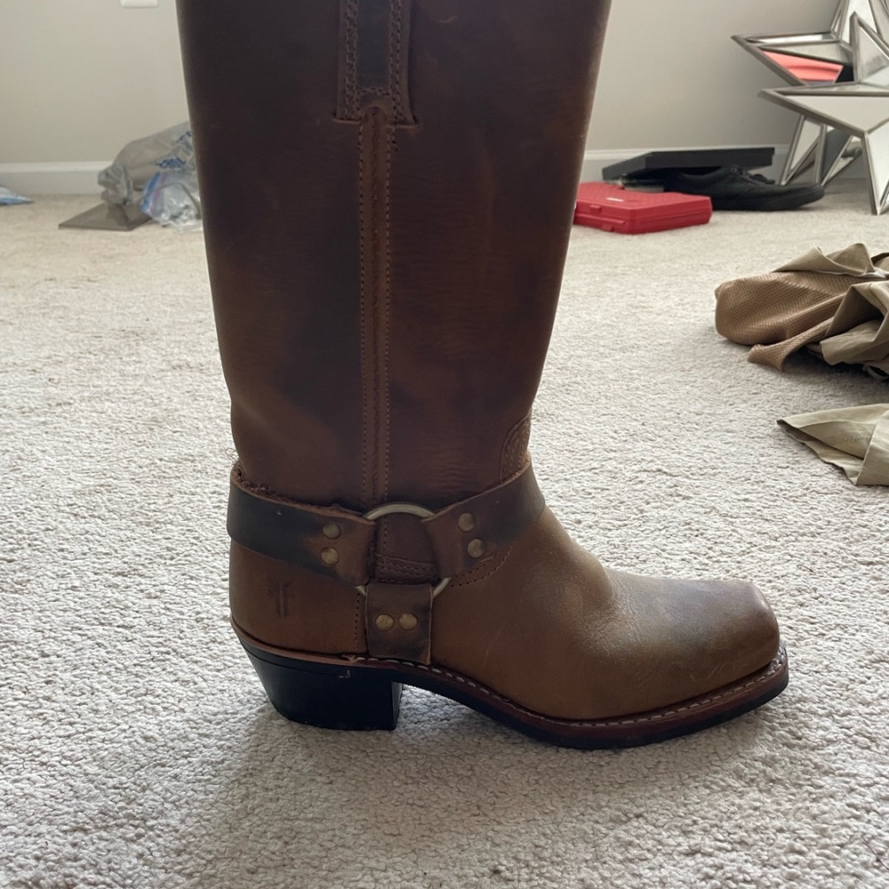 Frye harness boots